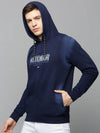 Men Navy Solid Hoodies-OD-6032-Navyblue