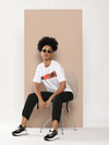 Difference of Opinion White Graphic Oversized T-Shirt-DOWMN303WHT-XS