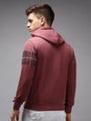 Men Purple Checked Sweatshirt-LBR-1509-Mauve