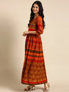 Women's Multi Embellished Anarkali Kurta-GW-783-Multi