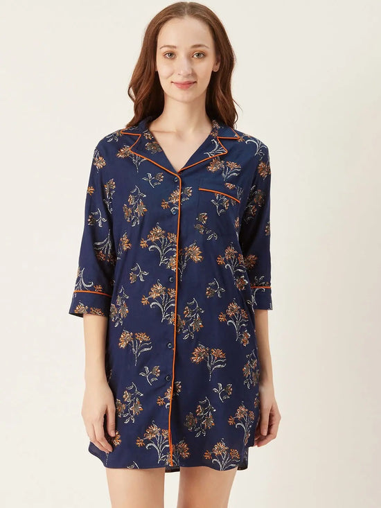 Night shirts in Navy