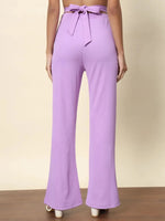 Purple Bell Bottom Trouser