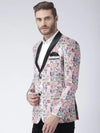 Hangup Men Standard Printed Men Formalwear-D51TuxedoBlazer