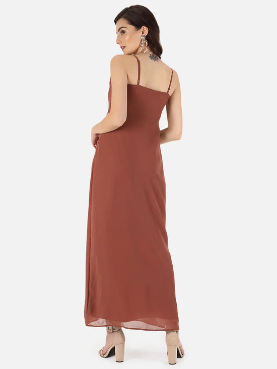 Front Slit Maxi Dress