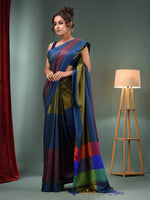 Multicolour Blended Silk Handwoven Soft Saree-MA50BSL01530142