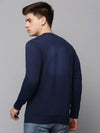 Men Navy Printed Sweatshirt-OD-6035-Navyblue