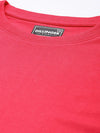 Dillinger Men's Dark Pink Plain T-Shirt