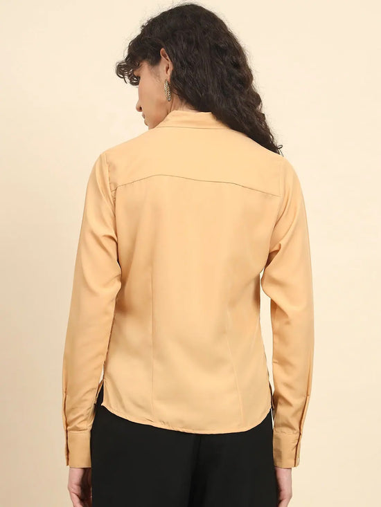 Beige Dart Shirt