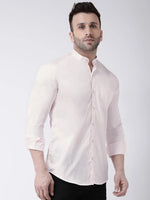 Hangup Men Slim Solid Shirts-BenPinkShirt