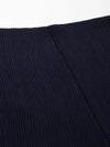 Women Navy Blue Solid Parallel Trouser-LT-KN-249-Navyblue