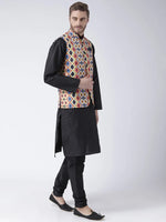 Hangup Men Standard Printed Men's Indian Wear-50APrintedNehru