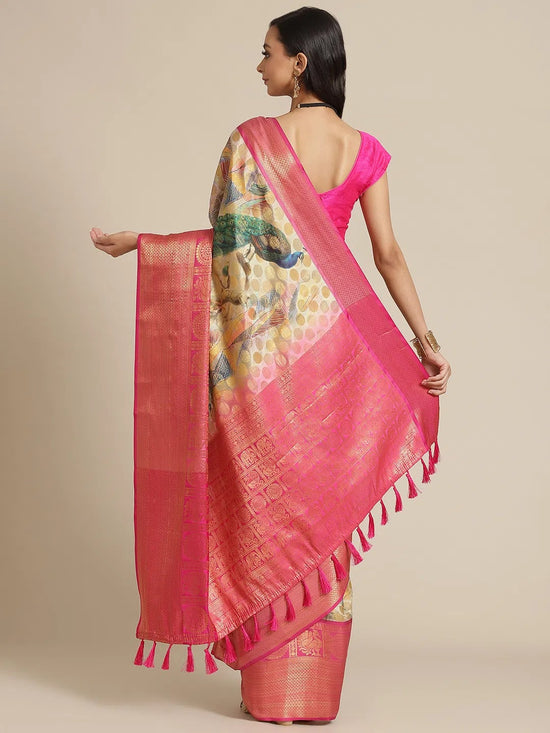 Vibrant Minimalist Saree-SZ-DGFP7-MUL-1151