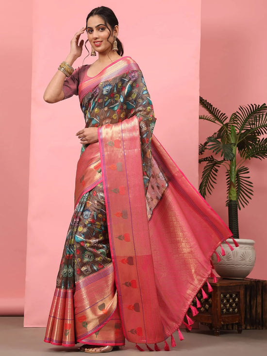 Subtle Sophistication Wonder Saree-SZ-DGLARA-BW-1928