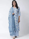 Hangup Women Standard Printed Indian Ethnic Set-X39_3Pc_KurtaSet