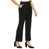 Smarty Pants Women's Cotton Lycra Bell Bottom Black Color Formal Trouser-SMPT-906A-S