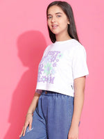 Lil Tomatoes Girls Cotton Crop Top-GGT-S24-1483_WHITE_28