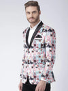 Hangup Men Standard Printed Men Formalwear-D52TuxedoBlazer