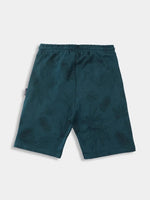 Lil Tomatoes Boys Cotton Looper Bermuda-GBB-S24-1453_TEAL_30