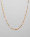 Gold Plated Biscuit Shaped Chain For Women-VOJ421