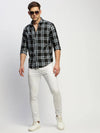 Men Black Checked Shirt-BRICHCHECKS-5615-Black