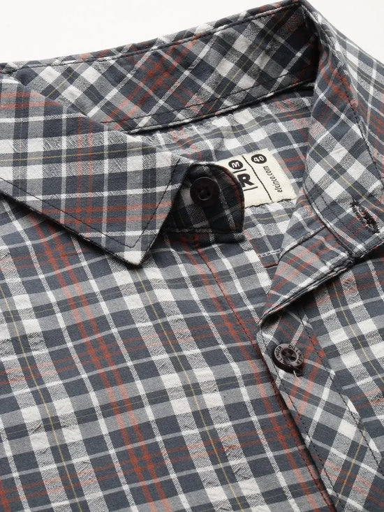 Dillinger Multi coloured Checked Regular Shirt-DLMSRTCHKD013-S