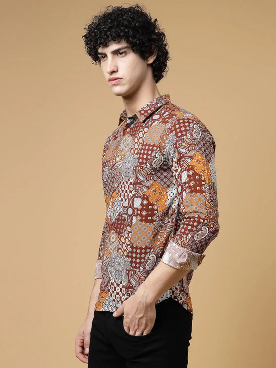 Rigo Paisley Fusion Shirt-CS10231081-L