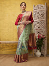 Ethnic Empress Charm Saree-SZ-DGBOX-GN-2136