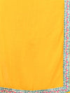 Yellow Mul Cotton Soft Saree With Embroidered Borders-MA62MCT33990004