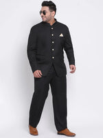 Hangup Men Standard Solid Men Formalwear-FawnButton_Blazer