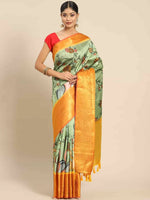 Dazzling Ethnic Charm Saree-SZ-DGPS3-GN-1311