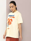 Dillinger Off White Graphic Oversized T-Shirt-WMNCR434WWHT-XS