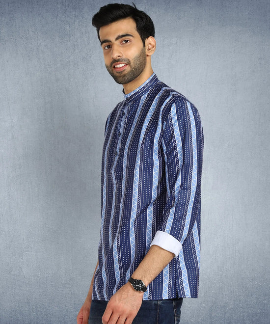 Hangup Men Standard Printed Men's Indian Wear-K78_Short_2Kurta