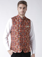 Hangup Men Standard Printed Men's Indian Wear-22APrintedNehru