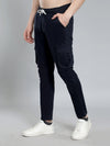 Jogger Cargos with Elastic waist and 6 pockets-Blue