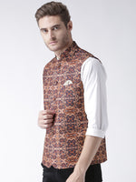 Hangup Men Standard Printed Men's Indian Wear-26APrintedNehru