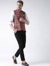 Hangup Men Standard Printed Men's Indian Wear-26APrintedNehru