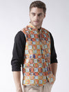 Hangup Men Standard Printed Men's Indian Wear-29APrintedNehru