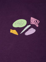 Dillinger Purple Graphic Oversized T-shirt