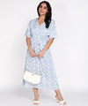 Women Casual Chic A-Line Cotton Flex Fit and Flare Dress