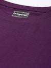 Dillinger Men's Purple Plain T-Shirt