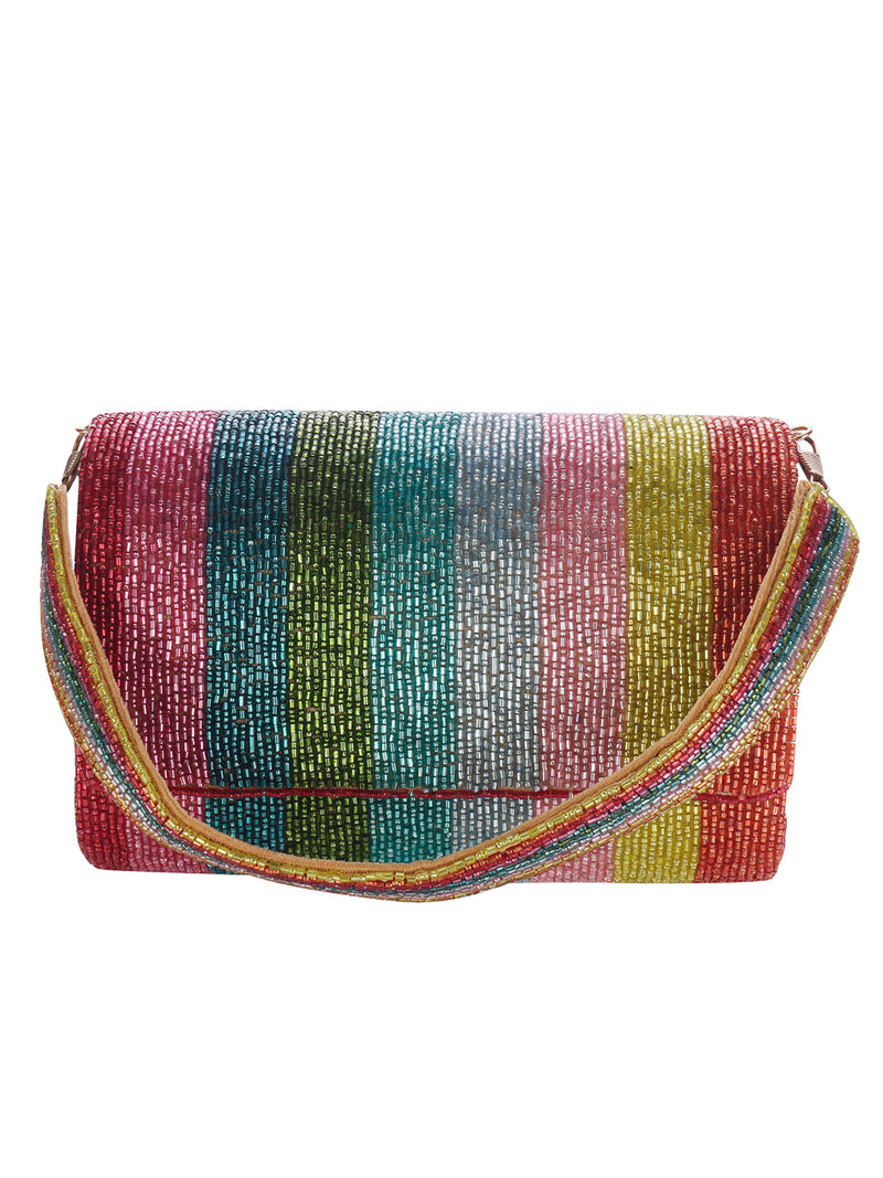 Multicolor Women Potli Clutch Bag For All Occassions By Maheen