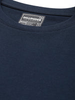 Dillinger Men's Navy Blue Plain T-Shirt