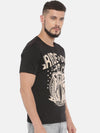 Arise Mens Short Sleeve Graphic Printed Tshirt-AR117BLACK