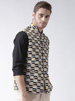 Hangup Men Standard Printed Men's Indian Wear-31APrintedNehru