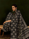 Saree Mall Women's Bhagalpuri  Black Printed Designer Saree With Blouse Piece-31WOM31907