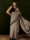 Saree Mall Women's Bhagalpuri  Beige Printed Designer Saree With Blouse Piece-31WOM31908