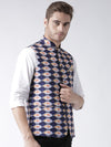 Hangup Men Standard Printed Men's Indian Wear-32APrintedNehru