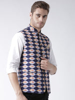 Hangup Men Standard Printed Men's Indian Wear-32APrintedNehru