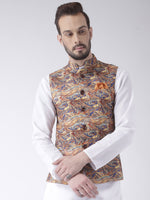 Hangup Men Standard Printed Men's Indian Wear-36APrintedNehru