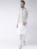 Hangup Men Standard Printed Men's Indian Wear-39APrintedNehru